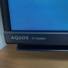 SHARP AQUOS 60インチ 4K液晶テレビ＋テレビ台セットの画像