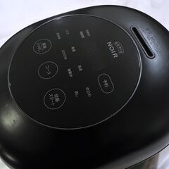 【動作良好】炊飯器 SERIE NOIR 3合炊き ブラック 箱ありの画像