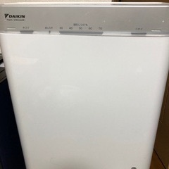 新品フィルター付き DAIKIN 空気清浄機 ホワイト 加湿器付きの画像