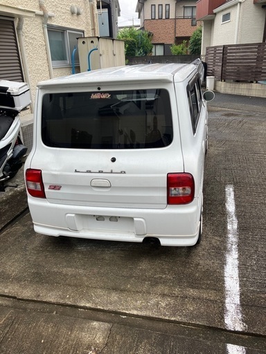 取り引き終了しました。HE21SラパンSS MT5速 FF 一時抹消。