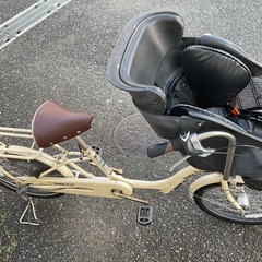 中古 子ども乗せ自転車 前乗せ 20インチの画像