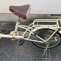中古 子ども乗せ自転車 前乗せ 20インチの画像