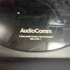 ラジオ付きレコードプレーヤーの画像