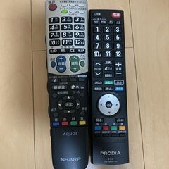 32型液晶テレビ２台（AQUOS＆PRODIAジャンク品）の画像