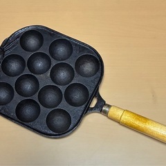 TAKOYAKI CLUB たこ焼き器 12穴 柄付 日本製 イシガキ産業の画像