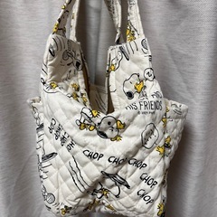 ハンドメイド　スヌーピー　バックの画像