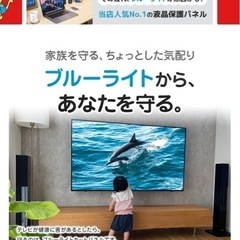 液晶保護パネル55インチ用 ブルーライトカットの画像