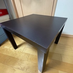 木製小型ローテーブルの画像