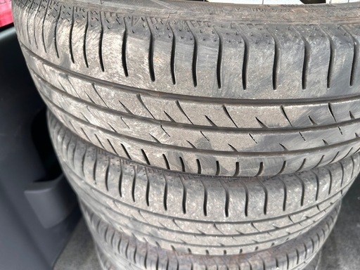 アルミ　ホイールタイヤセット　サイズ165/60R14 タイヤ年式　2024年
