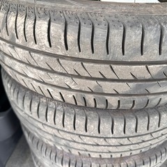 アルミ　ホイールタイヤセット　サイズ165/60R14 タイヤ年式　2024年の画像