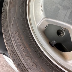 アルミ　ホイールタイヤセット　サイズ165/60R14 タイヤ年式　2024年の画像