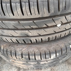アルミ　ホイールタイヤセット　サイズ165/60R14 タイヤ年式　2024年の画像