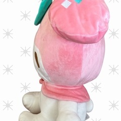 マイメロディ ぬいぐるみ 特大 リボン ダイヤモンド ピンク 未使用 サンリオの画像