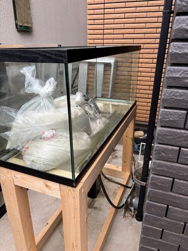 150センチ水槽と120センチ水槽その他、熱帯魚用品もセット (ユン