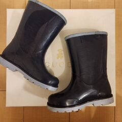 グッチのレインブーツ　12cmの画像