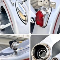 ハーレーダビッドソン ソフテイル ヘリテイジ スプリンガー FLSTSC 2000年 キャブ車 外装セット 純正 タンク フェンダー 前後セット 希少カラー 美品の画像