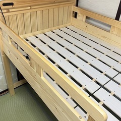 【引き取り限定】ネルコンシェルジュ 木製ロフトベッド シングル コンセント2口付の画像