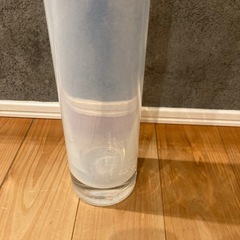 ガラスベース　花瓶　高さ44cm 直径8cm 円柱の画像