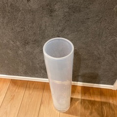 ガラスベース　花瓶　高さ44cm 直径8cm 円柱の画像