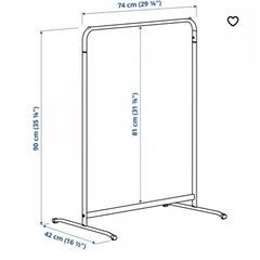 IKEAハンガーラック小の画像