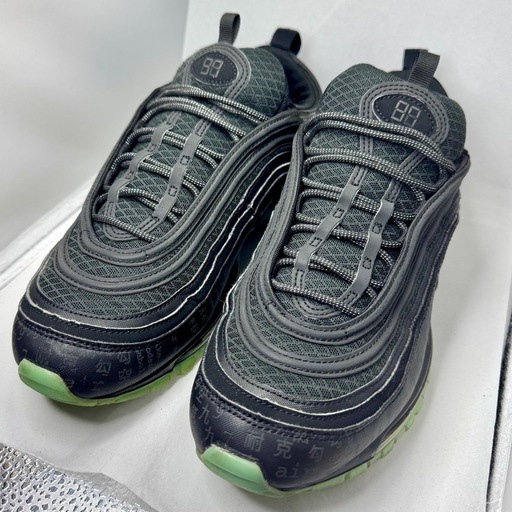 ナイキ エアマックス97 “Matrix” 27cm 921826-017黒×緑