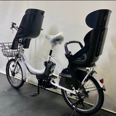 1年保証 送料無料　ブリヂストン　ビッケ2 20インチ　白色　電動アシスト自転車　g820の画像