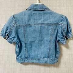 Pinky Girls デニムジャケットショート丈 Mサイズの画像
