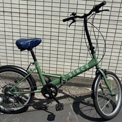 【美品】折りたたみ自転車 20インチの画像