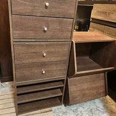 アンティーク収納５個セットの画像