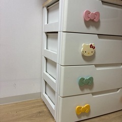 キティちゃん　収納チェストの画像