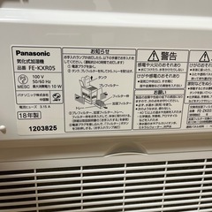 パナソニック　気化式加湿機　FE-KXR05 中古の画像