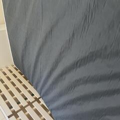 ダブルベット美品！マットレス新品！の画像