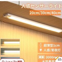 人感センサーライト 充電式 無段階調光 20 30 40 CM 丸型 センサーライト コードレス センサーライト 非常灯 足元灯 の画像