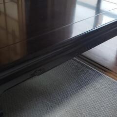 カリモク　黒檀　座卓の画像