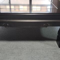 カリモク　黒檀　座卓の画像
