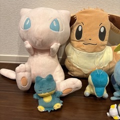 ポケモンぬいぐるみセットの画像