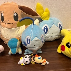 ポケモンぬいぐるみセットの画像