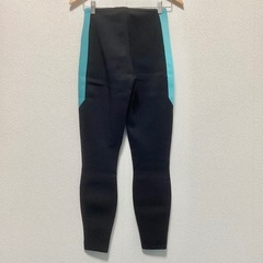 《未使用品》ウエットスーツ1.5mm ロングパンツ 黒と水色の画像