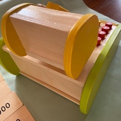 【取りに来て頂ける方に】エド・インター　森のくるくるピッピ！レジスター　木製レジスター 　おままごとの画像