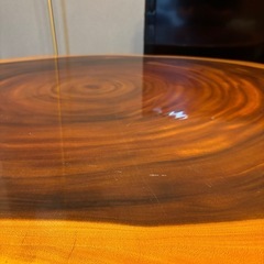 モンキーポッド　輪切り　ローテーブルの画像