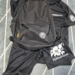 新日本プロレス Tシャツ短パン リュックサックの画像