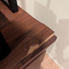 ニトリの食器棚(ブラウン)の画像