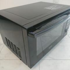 美品 2021年製 アイリスオーヤマ オーブンレンジ MO-F1805-Bの画像