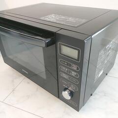 美品 2021年製 アイリスオーヤマ オーブンレンジ MO-F1805-Bの画像