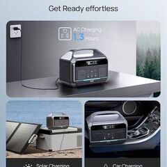ポータブル発電機 NEO300 Pro 非常用発電機 307.2Wh 高出力600W(サージ1200W)大容量 バックアップ電源 純正弦波 リン酸鉄 AC100V 50Hz/60Hz対応 太陽光発電機 家庭アウトドア両用 キャンプ用 災害用 防災グッズ 地震停電対応 小型発電機の画像