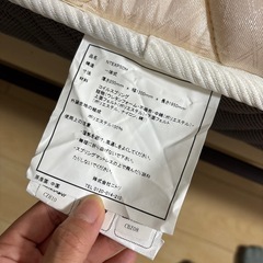 【8/23.24に引き取れる方限定】セミダブルベッド+マットレスの画像