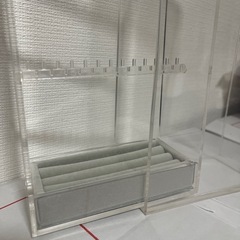 無印良品 アクリルアクセサリーケース（透明）の画像