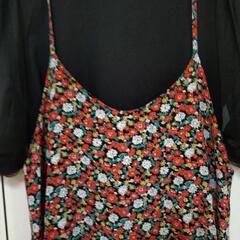 新品　VIS 小花柄キャミワンピース　ロングワンピースの画像