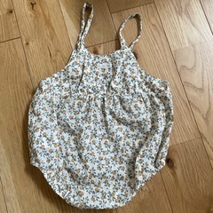 【サイズ70】tete a tete レモン🍋柄のお洒落なロンパース♡（期間限定出品）の画像
