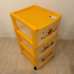 プーさん　アジャスター付き収納ケースの画像